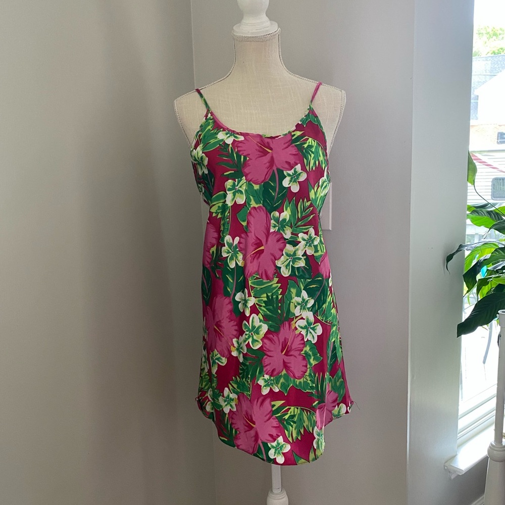 Intimates Liz Banks Tropical Floral Slip Dress